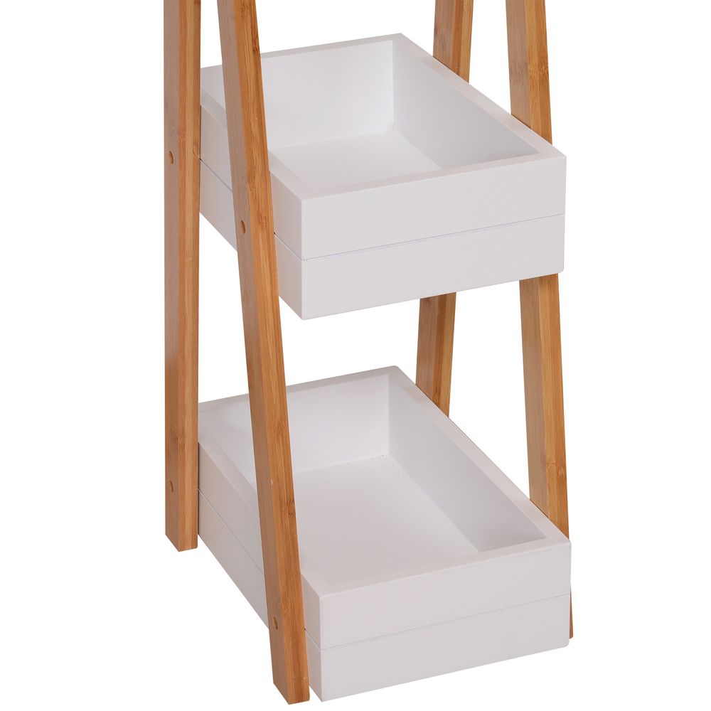 3-Tier Bamboo Shelf - Shelving Storage Unit for Bathroom & Bedroom, 3-Tier  - Fred Meyer