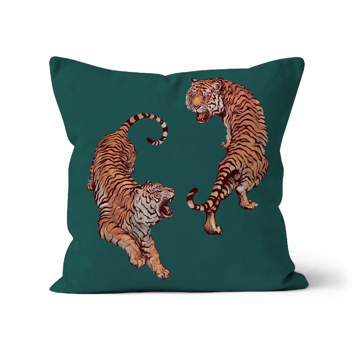 Emerald Tiger Cushion – Winifreds Interiors